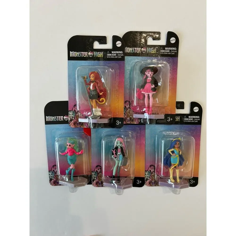NEW Monster High Birthday Cake Topper Set – 5 Figures & Matching Candles SEALED